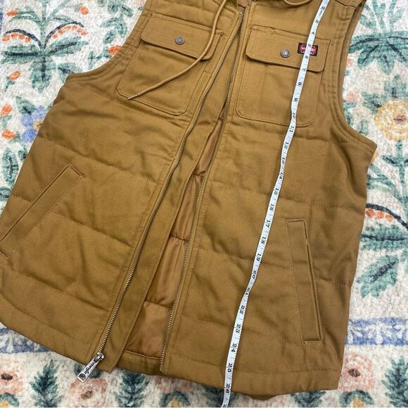 Wrangler Workwear Hooded Vest full zip size small - Picture 4 of 7